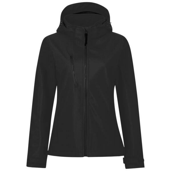 Women's venturer 3-layer hooded softshell jacket Thumbnail