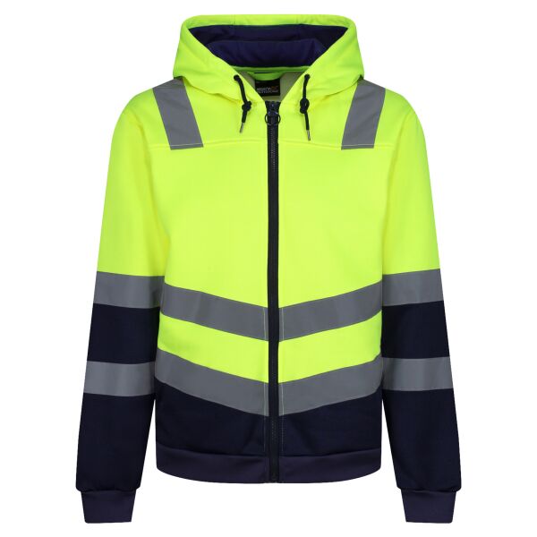 Pro hi-vis full zip hoodie Thumbnail