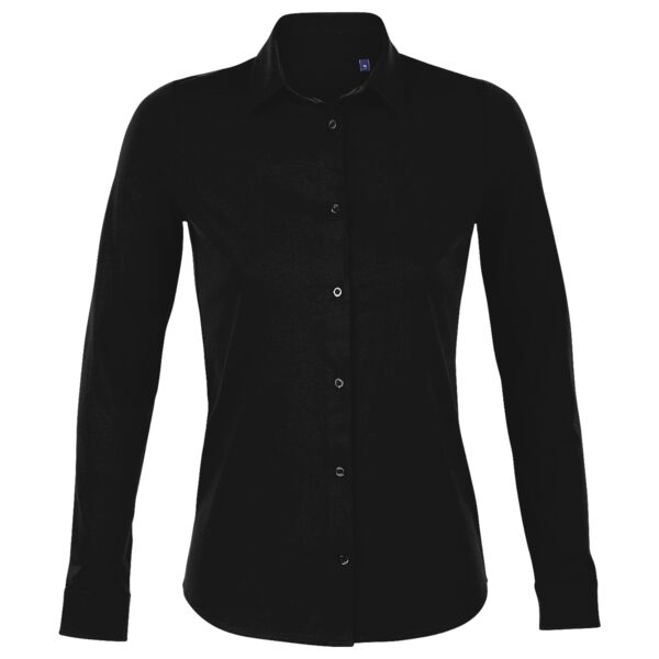 NEOBLU Ladies Balthazar Jersey Long Sleeve Shirt Thumbnail