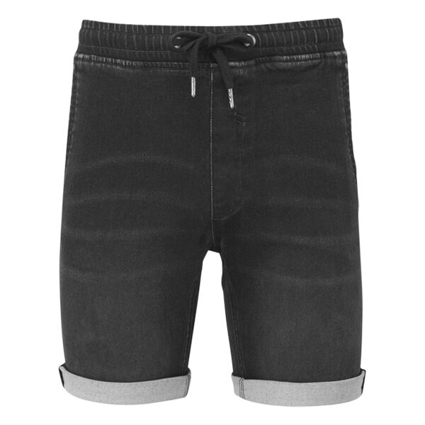 Men’s denim drawstring shorts Thumbnail