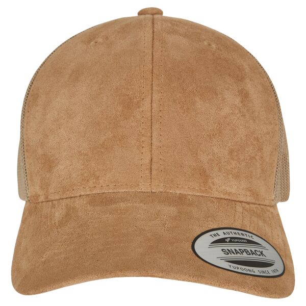 Imitation suede leather trucker cap (6606SU) Thumbnail