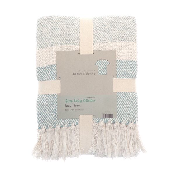 Izzy recycled throw Thumbnail