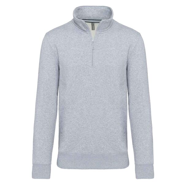 Kariban Zip Neck Sweatshirt Thumbnail