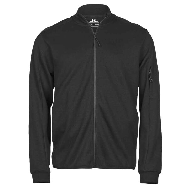 Tee Jays Athletic Full Zip Sweat Cardigan Thumbnail