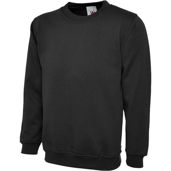Ladies Deluxe Crew Neck Sweatshirt Thumbnail