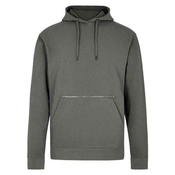Kustom Kit Regular Fit Piqué Zipped Pocket Hoodie Thumbnail
