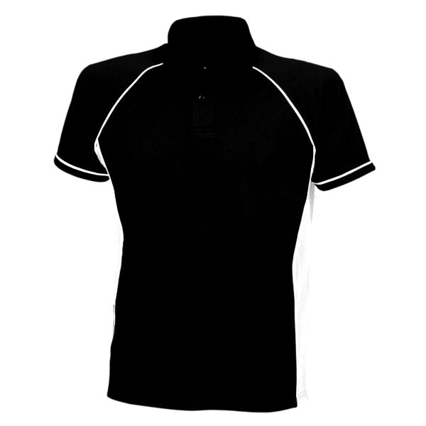 Kids piped performance polo Thumbnail