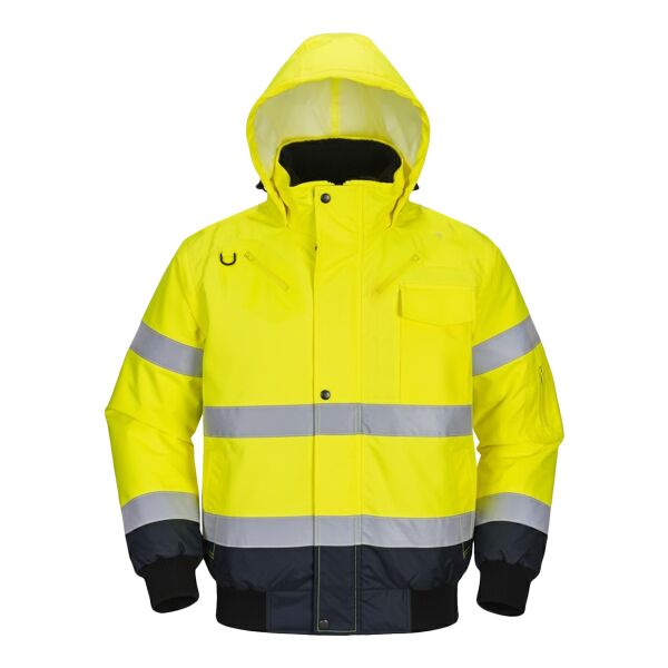 Hi-vis contrast bomber jacket (C465) Thumbnail