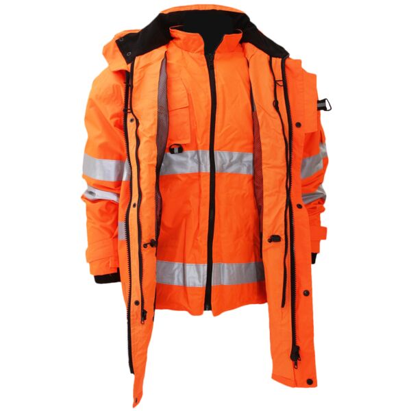 Hi-Vis Multi-Function 7-in-1 Jacket Thumbnail