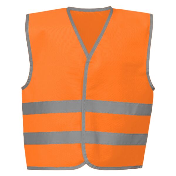 Yoko Kids Hi-Vis Two Band Waistcoat Thumbnail