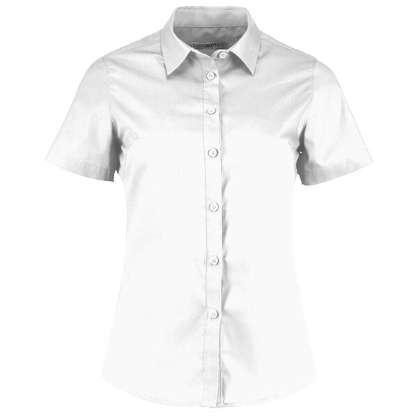 Women's poplin shirt short sleeve Thumbnail
