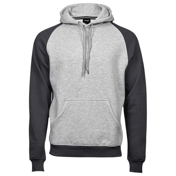 Tee Jays Two Tone Raglan Hooded Sweatshirt Thumbnail
